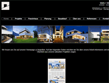 Tablet Screenshot of holzbau-tirol.com